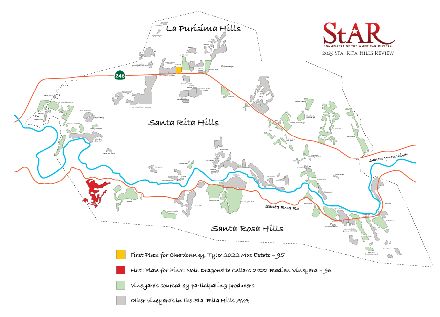 StAR 2025 Sta. Rita Hills Review Map