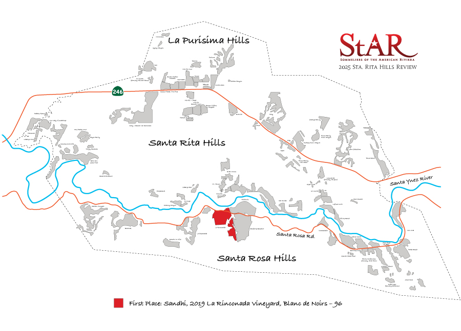 StAR 2025 Sta. Rita Hills Review Map