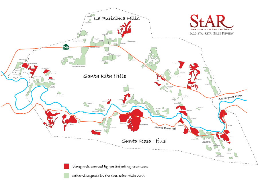 StAR 2026 Sta. Rita Hills Review Map